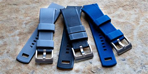 silicone rubber watch strap